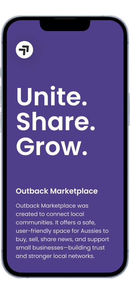 Outback marketplace purple screen